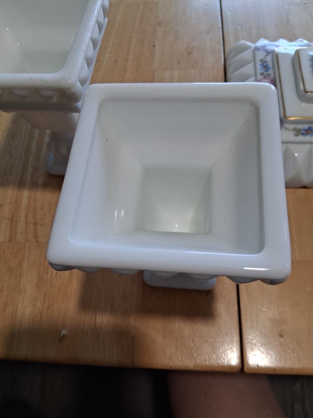 Westmoreland Milk Glass Bridal Bowl with Matching Candlesticks - White - Picture 11 of 11